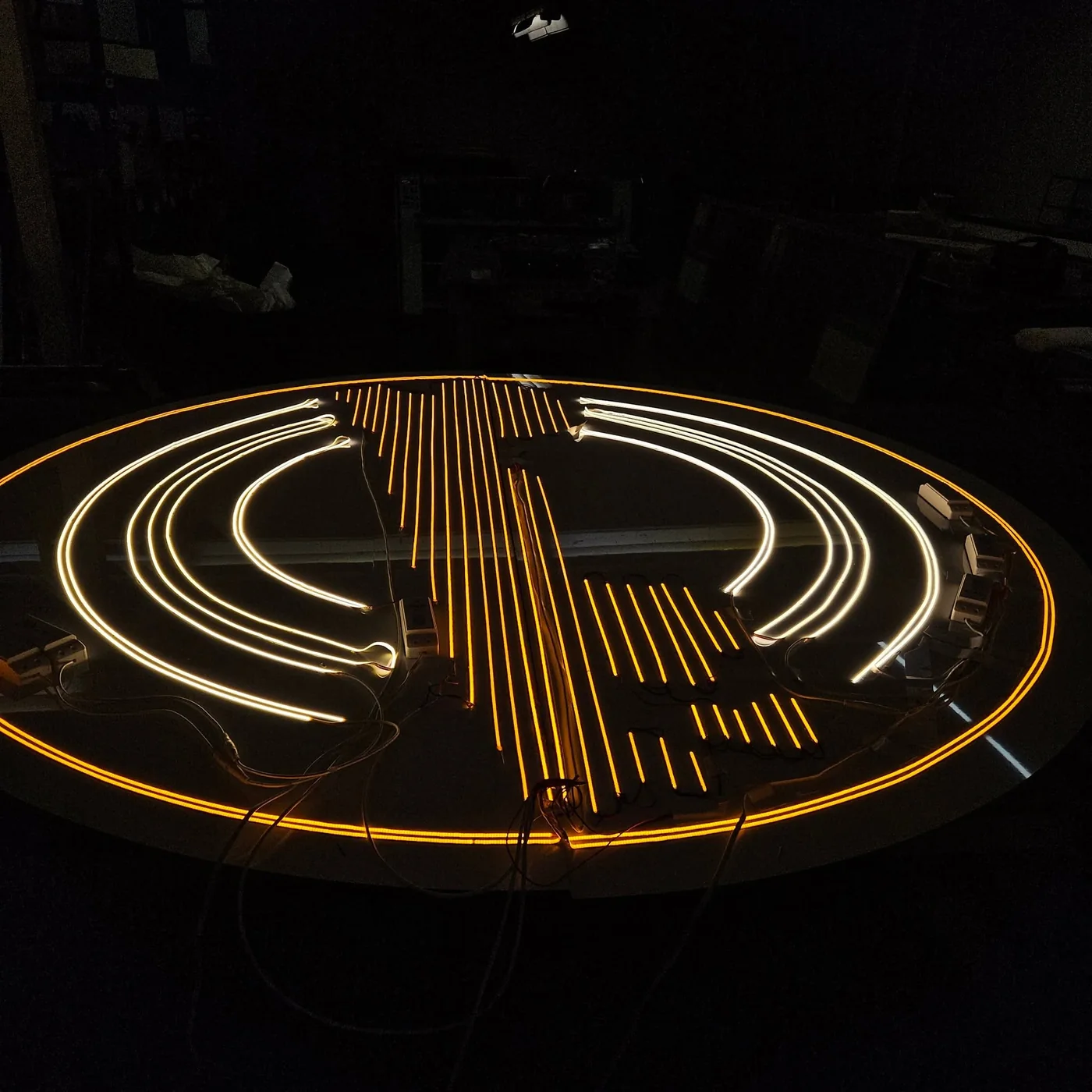 Borrelli's - LED Sign Fabrication Detail