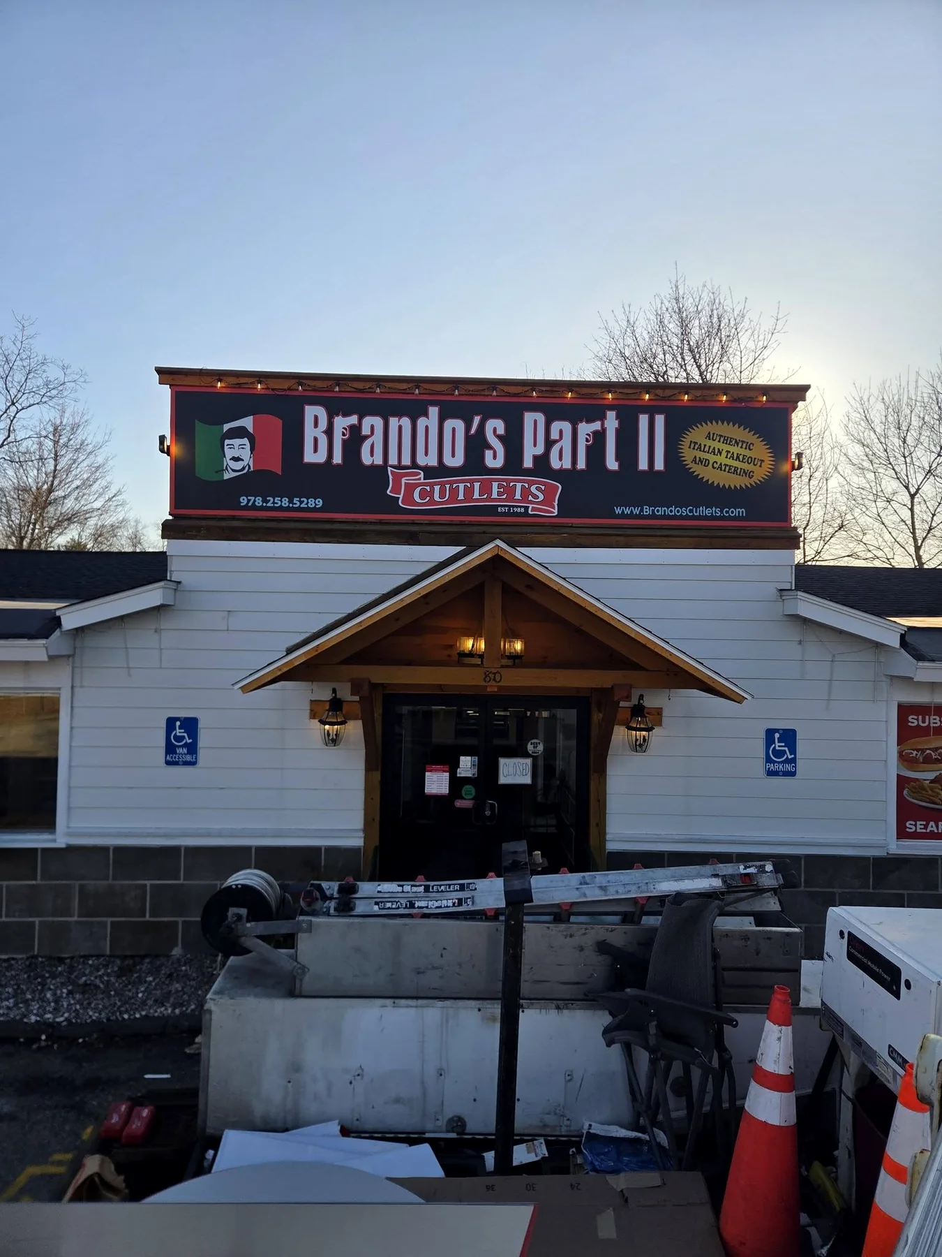 Brando's Part II - Illuminated Building Sign