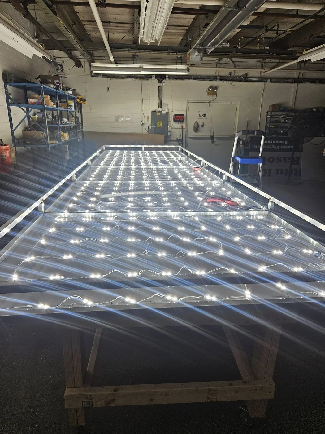 LED Sign Cabinet - Internal LED Fabrication