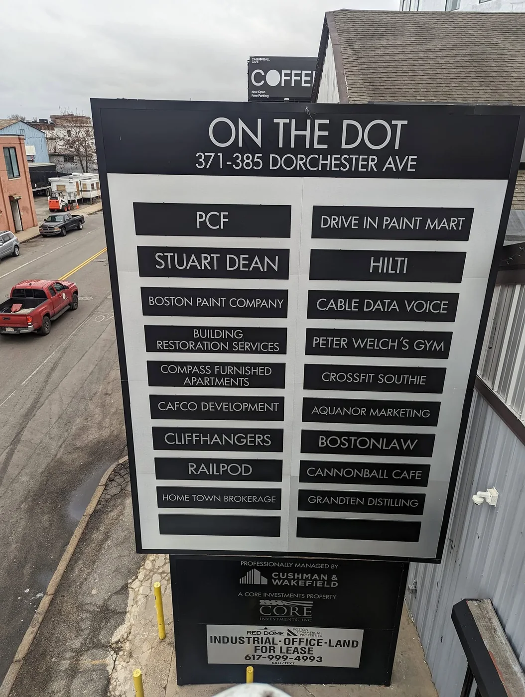 On The Dot - Large Tenant Directory Sign