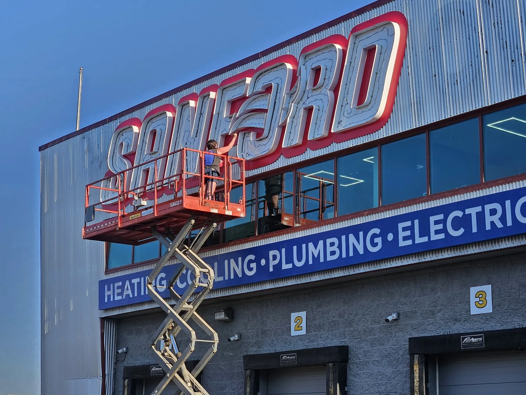 Sawyer - Large-Scale Sign Installation